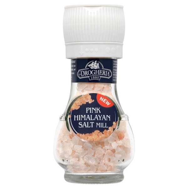 Pink Himalayan Salt Mill Grinder La Drogheria 90g